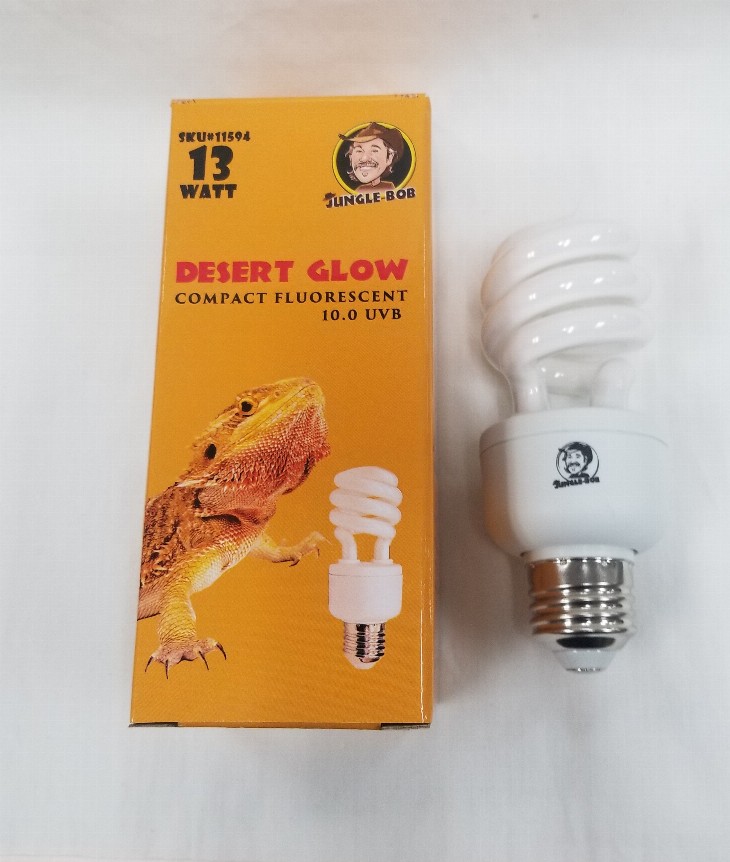 Jungle Bob Desert Glow 10.0 Uvb Cf Bulb 13W