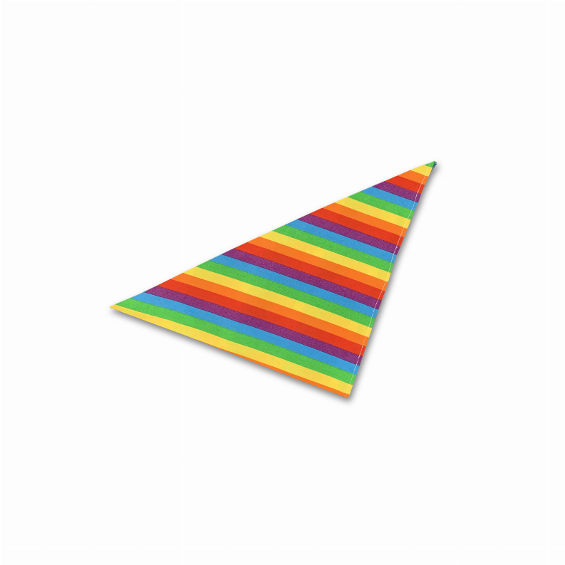 Dog Bandana - Small - 20" Rainbow