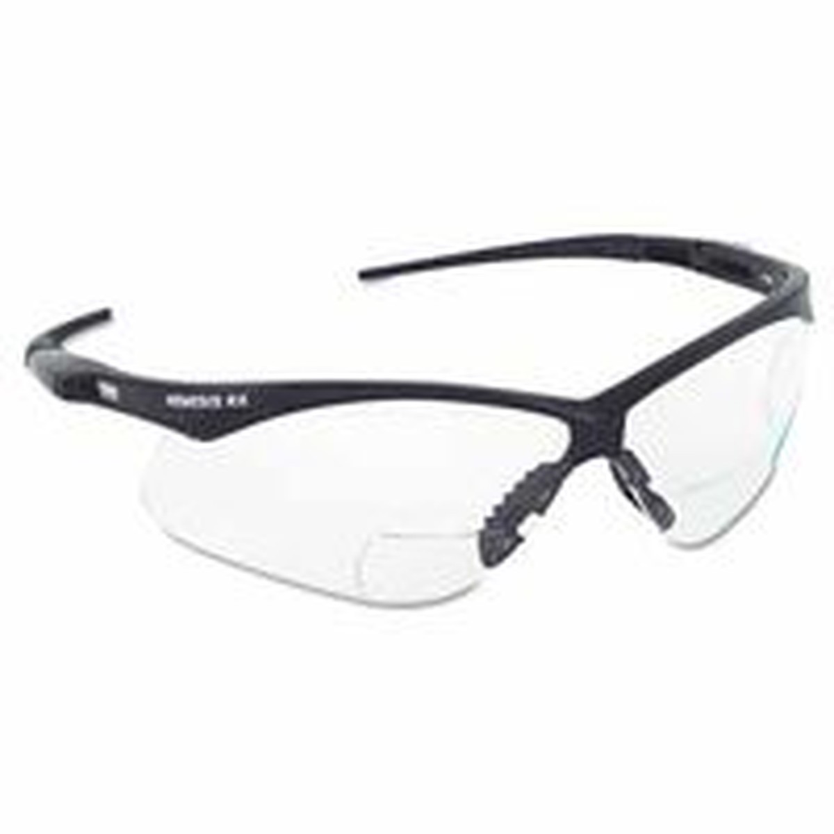 V60 Nemesis Rx Reader Safety Glasses, Black Frame, Smoke Lens, +2.0 Diopter Strength