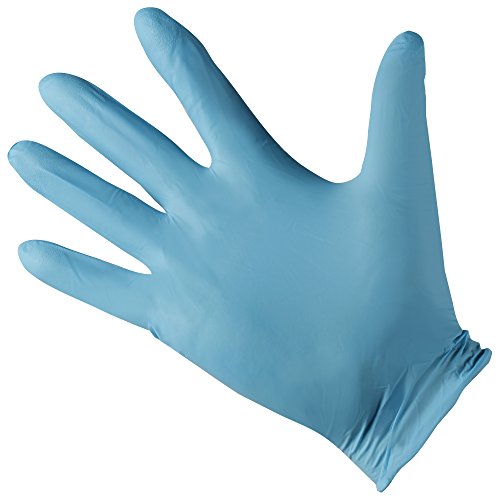 G10 Blue Nitrile Gloves, Powder-Free, Blue, Large, 100/Box, 10 Boxes/Case
