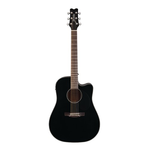 KMC Music Jasmine Dreadnought Cutaway Acoustic-Electric Guitar