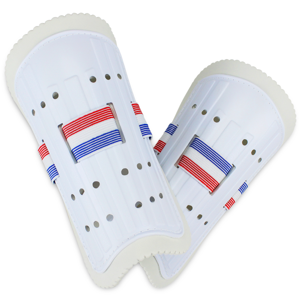 Youth Plastic Shin Guards with Soft Foam Interior