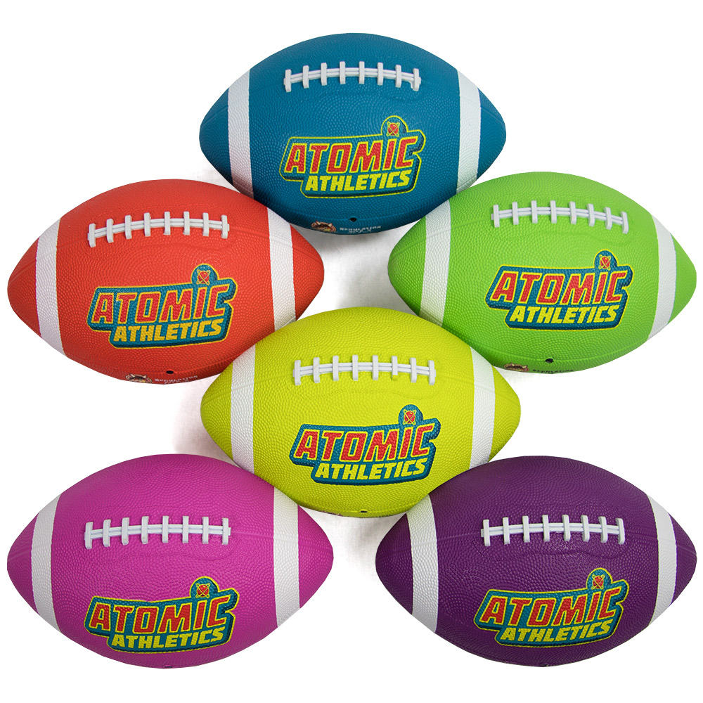 6 Regulation Size Neon Footballs