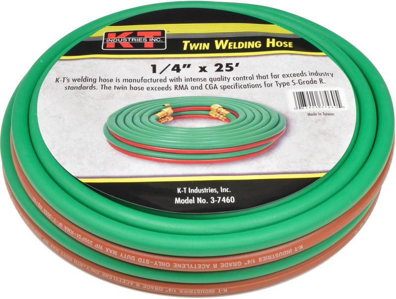 1/4- Inch X 25 Feet Twin Hose