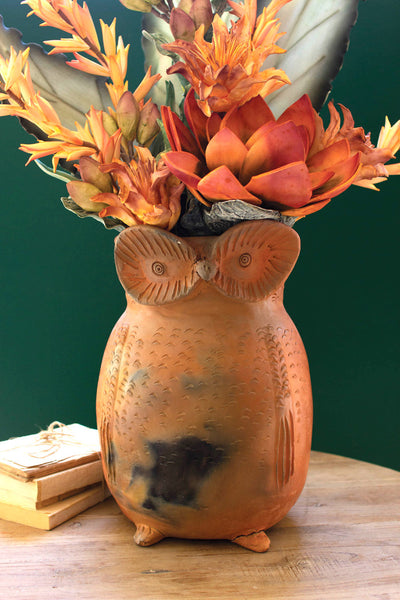 Teracotta  Owl Planter