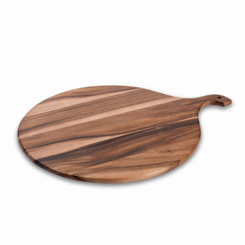 Acacia Wood Cutting Charcuterie Board - Large Round