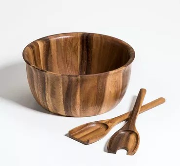 Large Salad Bowl with Servers