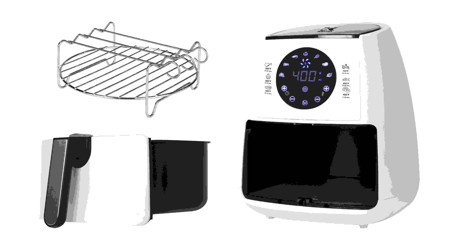 Kalorik Digital Airfryer with Dual Layer Rack