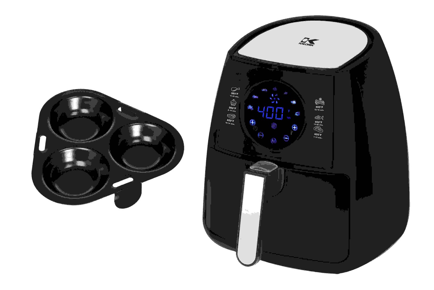 Kalorik Digital Airfryer with Egg Poacher