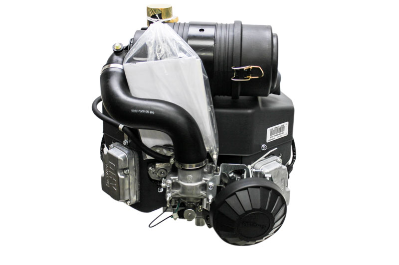 FX691V-S06 22hp Twin Cylinder Vertical 1 1/8"x3-15/16" Keyed Shaft, Electric Start, OHV, Fuel Pump, Oil Cooler, 15Amp, Snorkel A