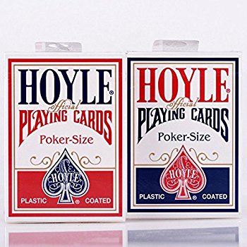 Hoyle Poker, Standard Index, 6 Double-decks Red/Blue
