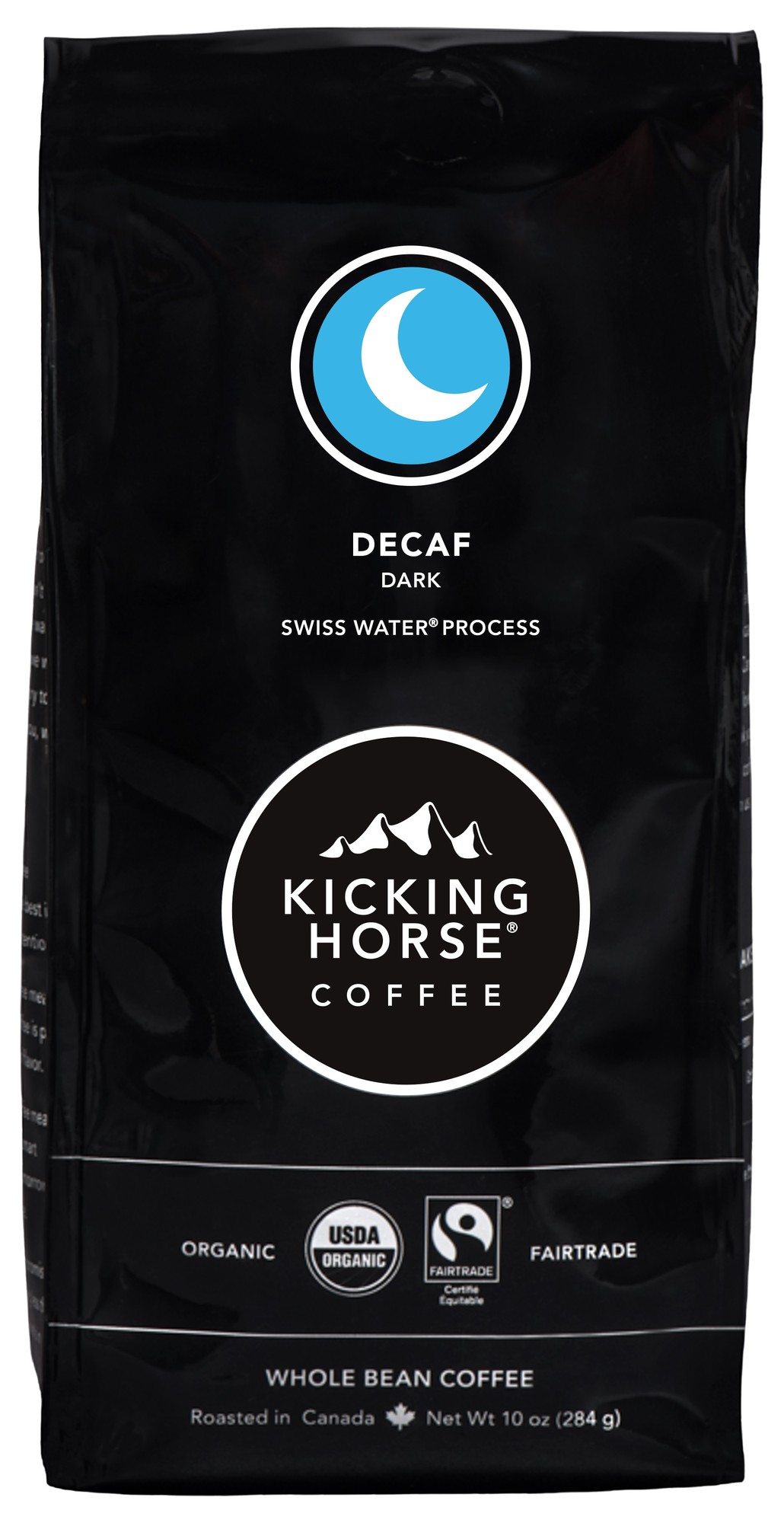 Kicking Horse Coffee Dark Decaf Swiss Water Process Whole Bean (6x10 OZ)