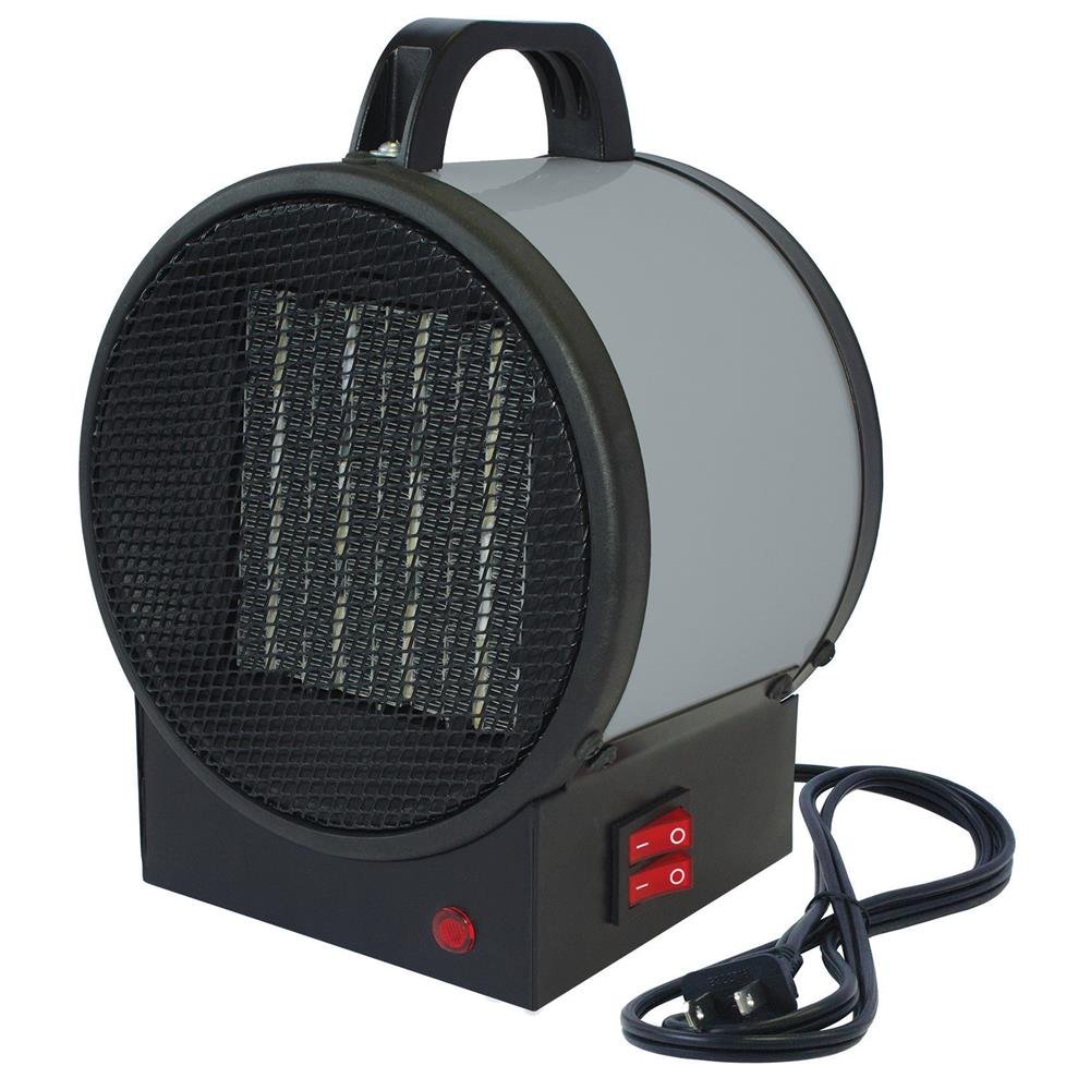 Puh Portable Heater 120V-750/1500W Ceramic W/Stat Gray