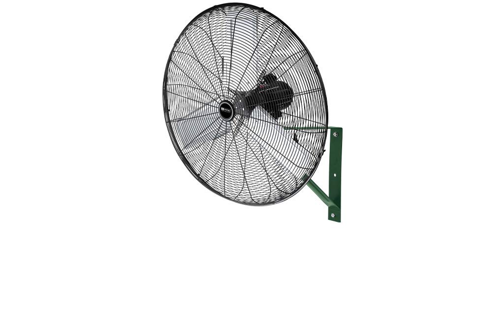 King Electric Commercial Outdoor Rated Oscillating Wall Mounted Air Circulator Fan, 7500 CFM, 24 Inch