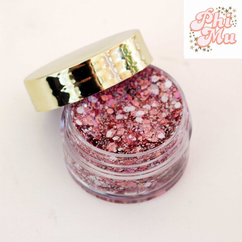 Tinsel Face Glitter - Phi Mu