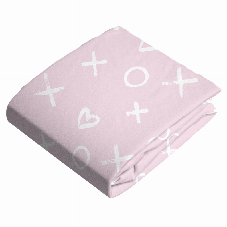 Change Pad Flannel Sheet - Xo