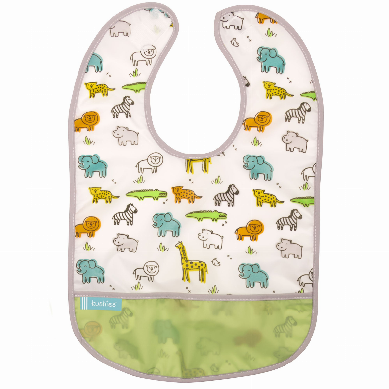 Cleanbib - 6-12m Safari Print