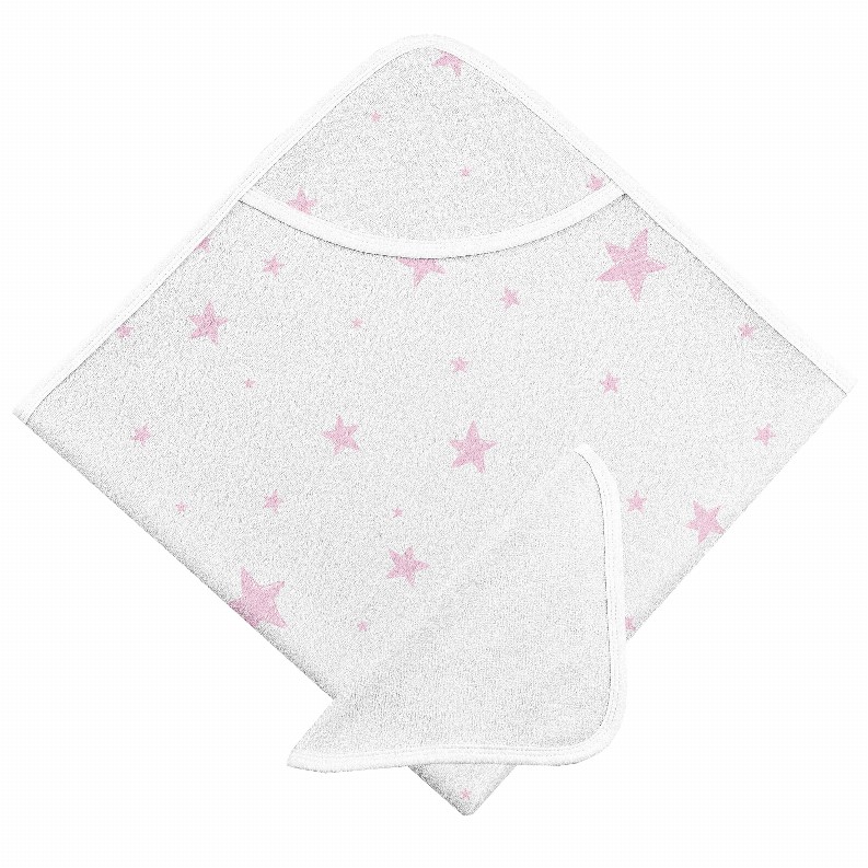 Hooded Towel & Wash Cloth Set