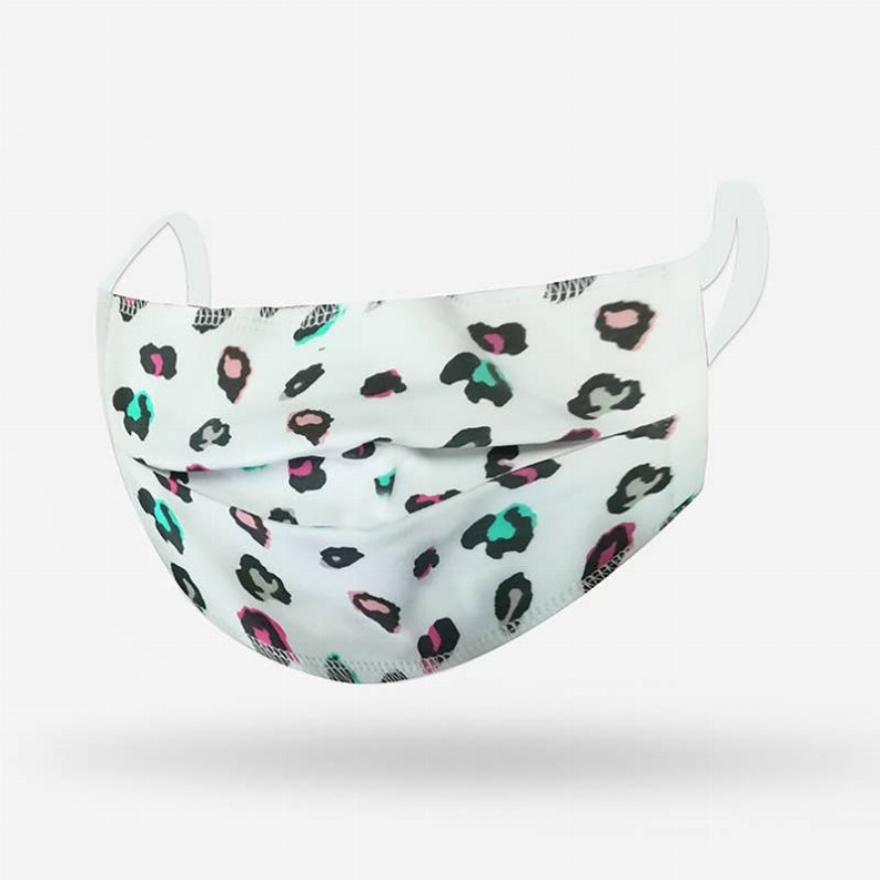 Kids Mask - Pink Leopard Print