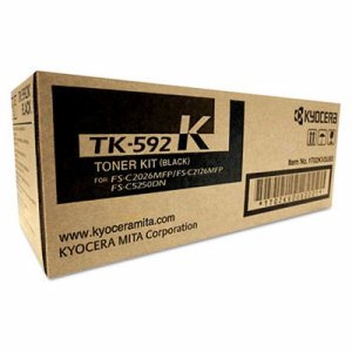 Kyocera TK-592K Original Toner Cartridge - Laser - 7000 Pages - Black - 1 Each