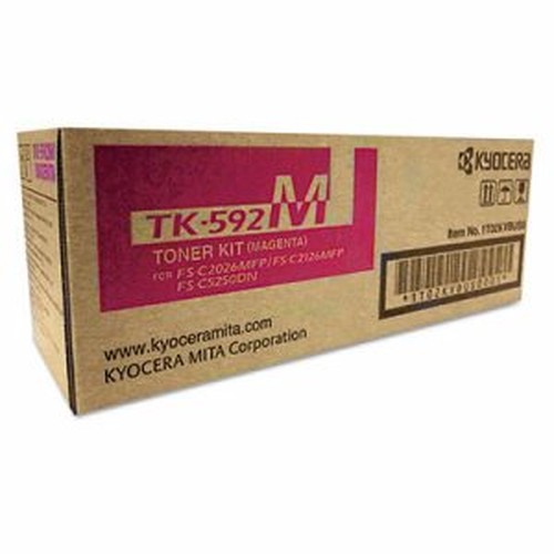 Kyocera TK-592M Original Toner Cartridge - Laser - 5000 Pages - Magenta - 1 Each