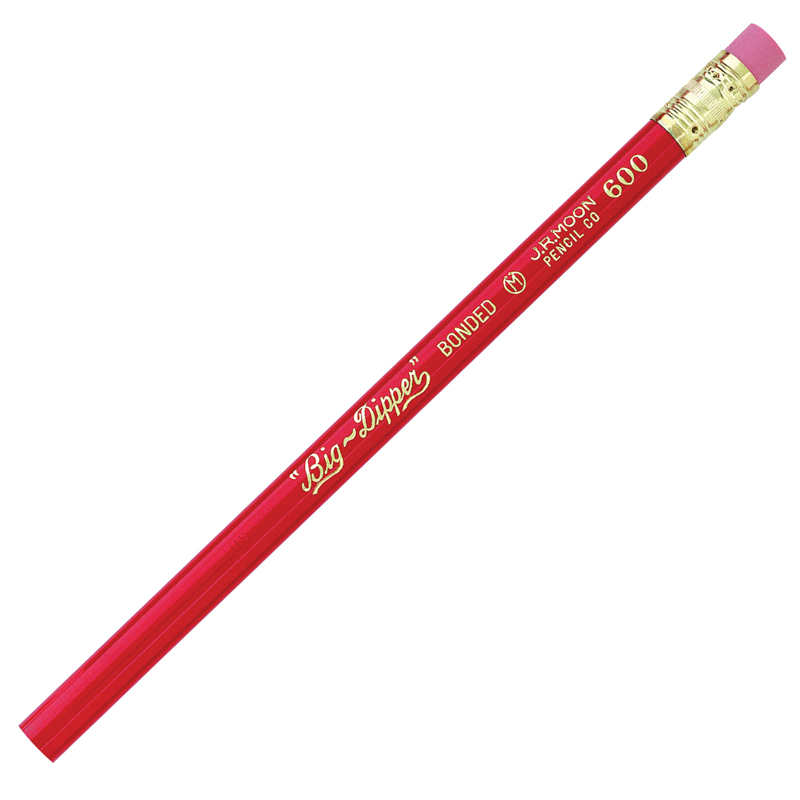 "Big-Dipper" Pencils, With Eraser, 12 Per Pack, 3 Packs