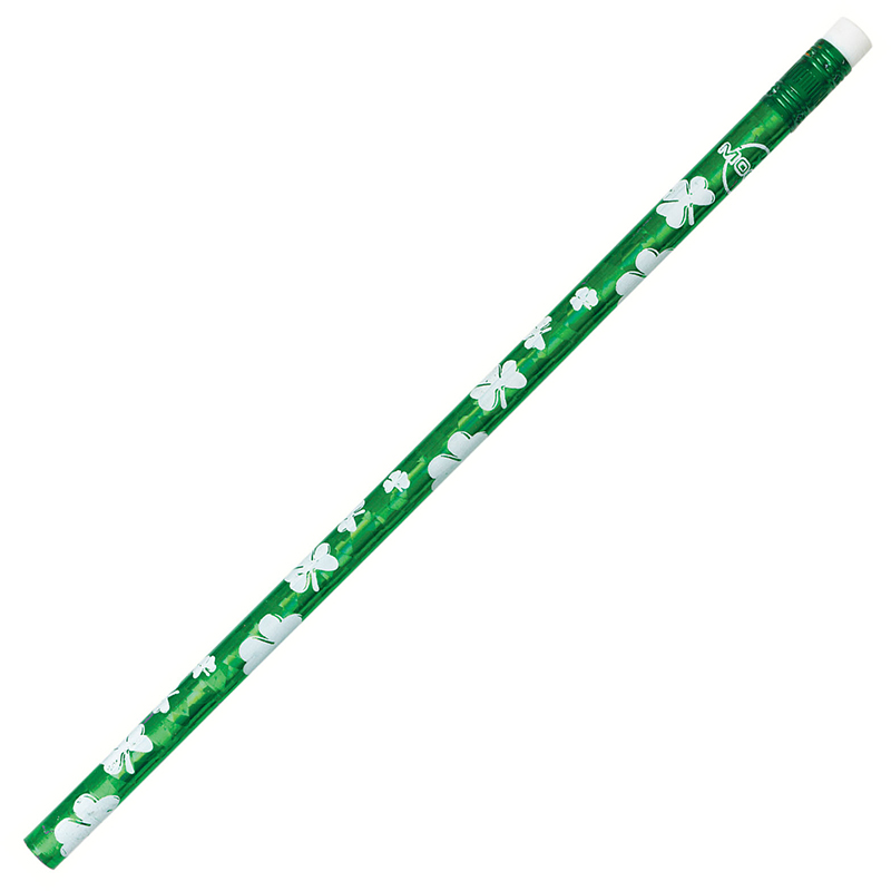 Shamrock Glitz Pencils, Pack of 12