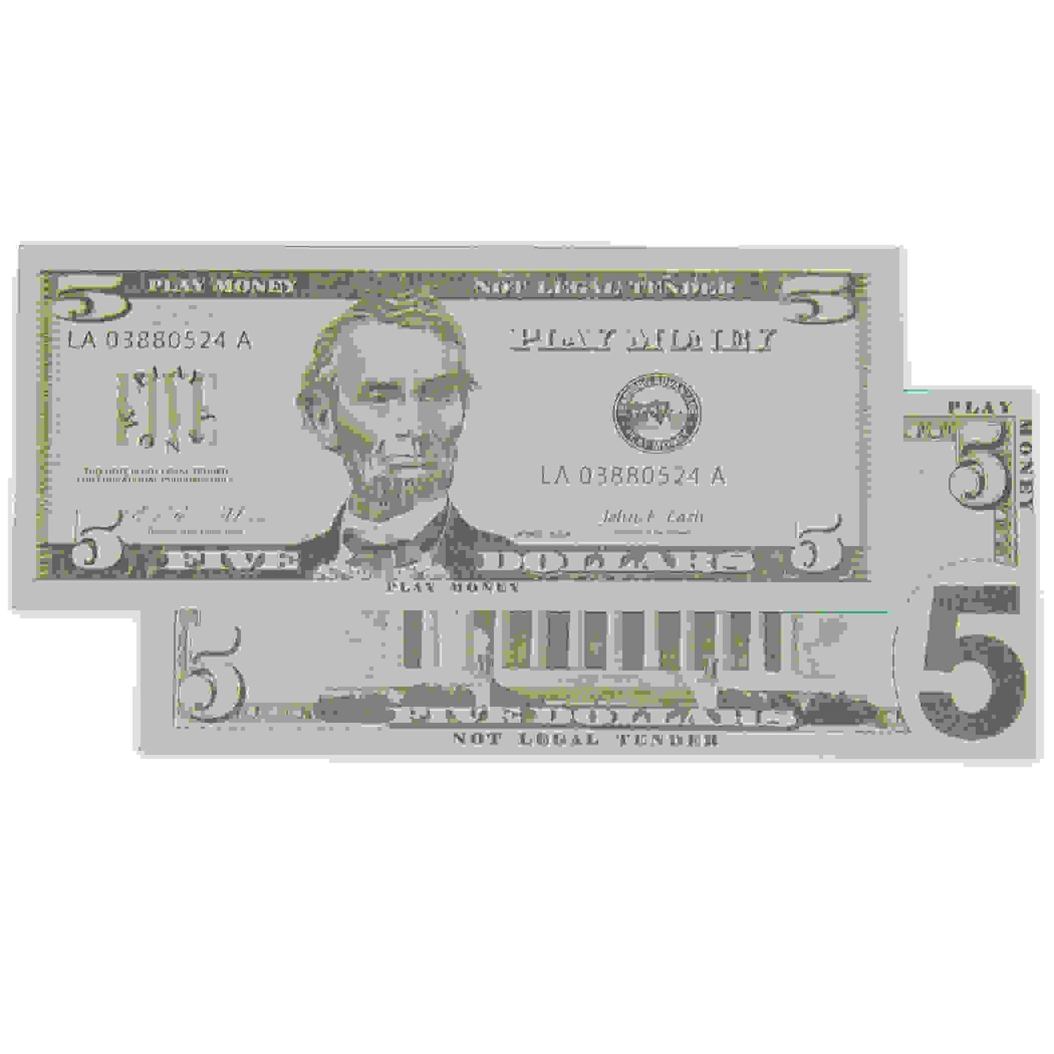 Play Bills - $5 Bills - Set of 100