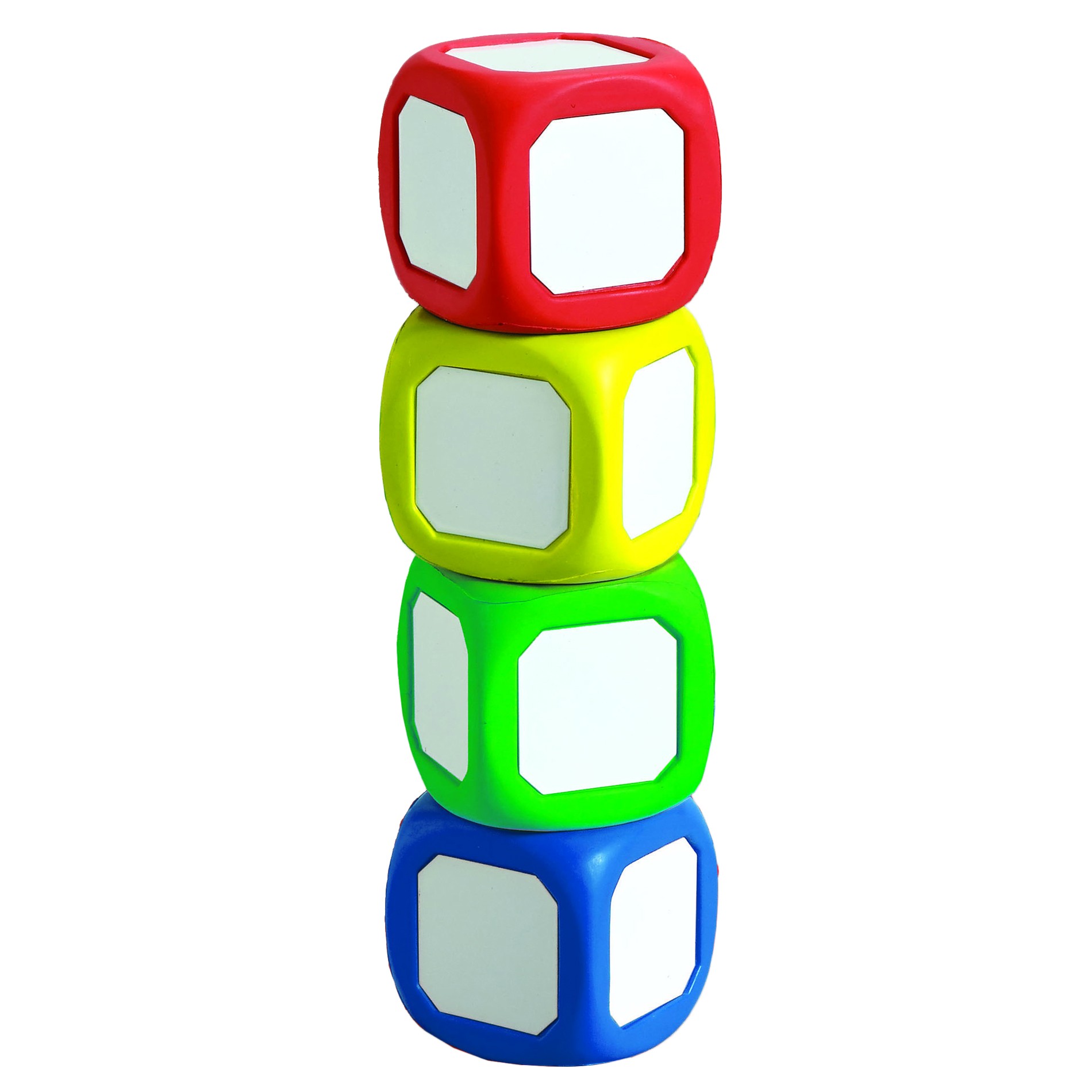 Write-On Wipe-Off Dice - Small - Set of 4