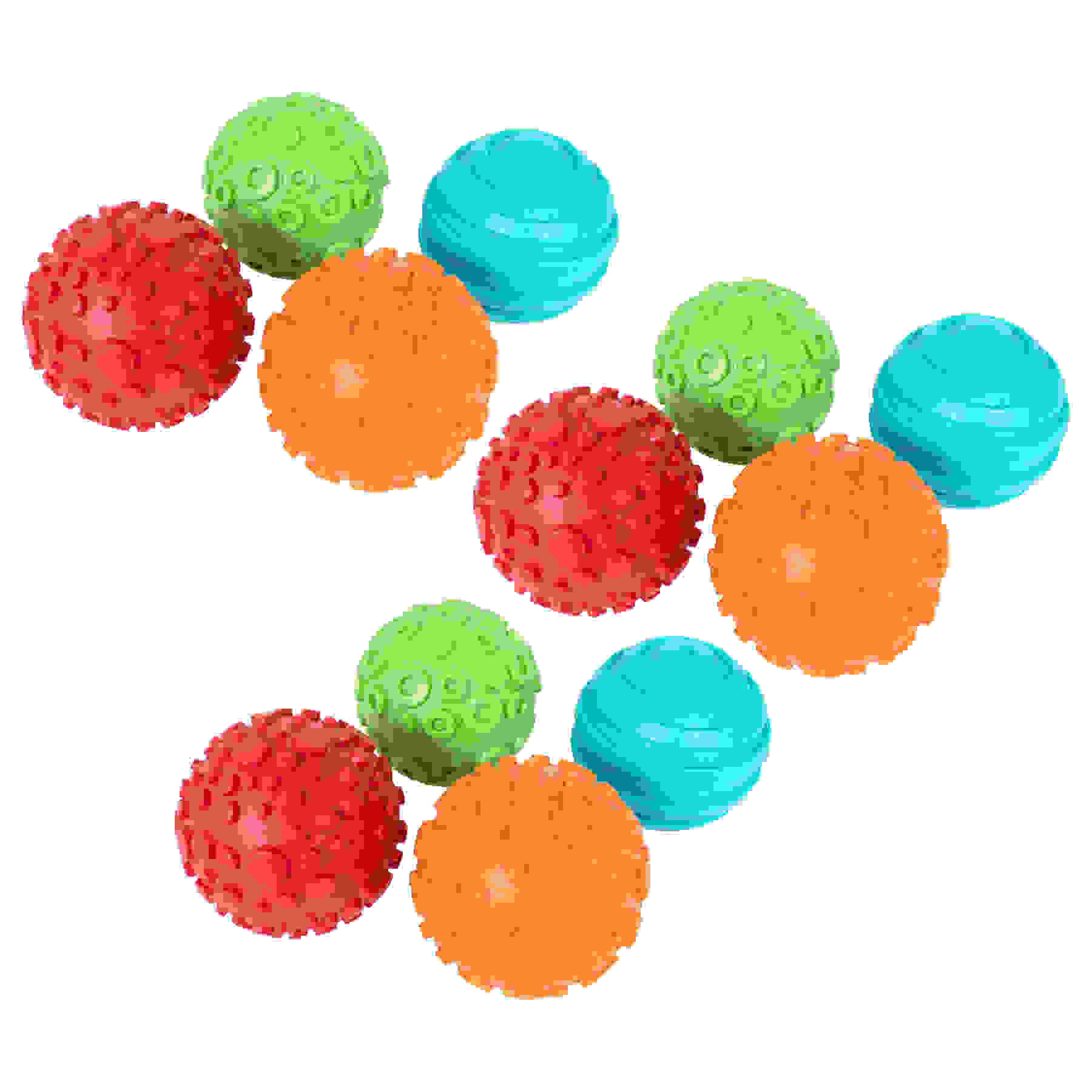 Paint and Dough Texture Spheres, 4 Per Set, 3 Sets