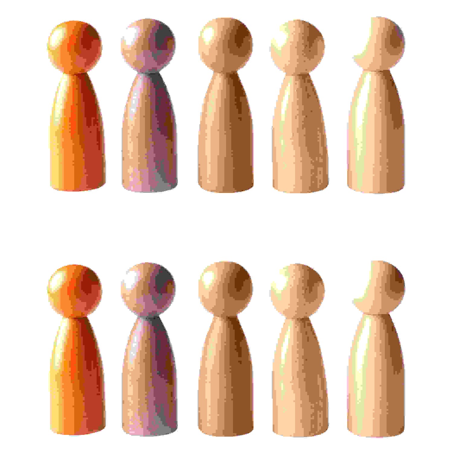 Peg People of the World - Set of 10