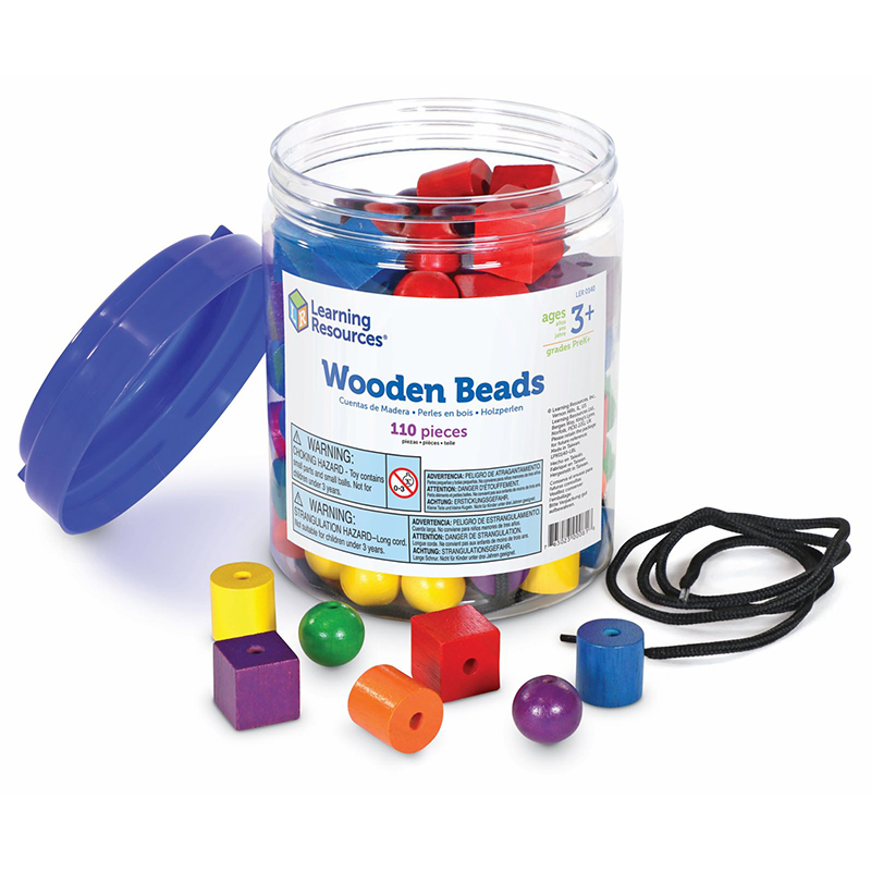 Beads in a Bucket, 108 Pieces