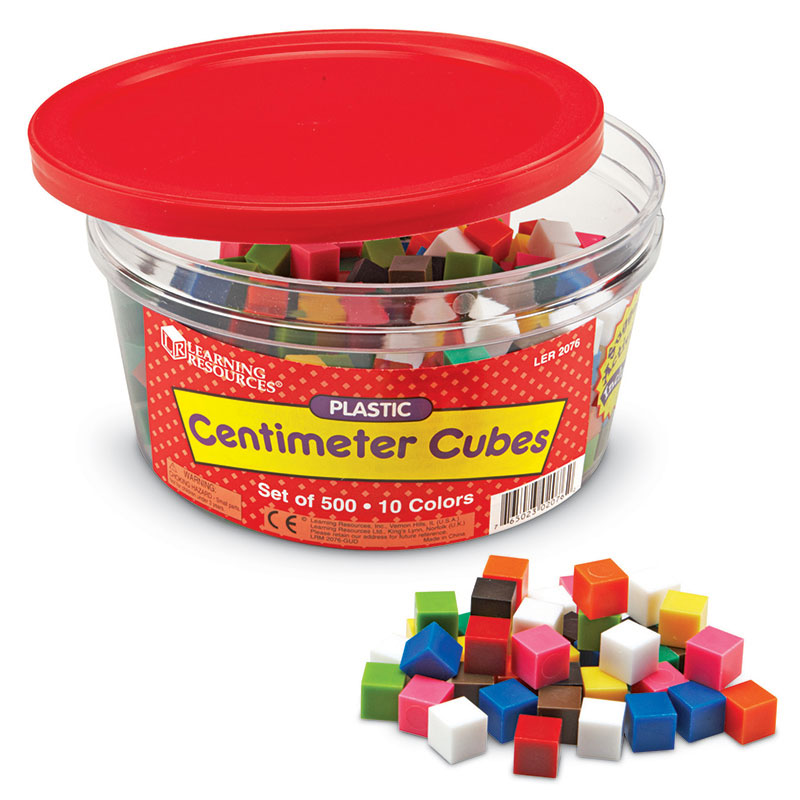 Centimeter Cubes, Pack of 500