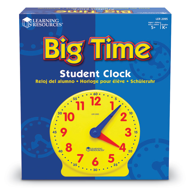 Big Time 12-Hour Student Learning Clock