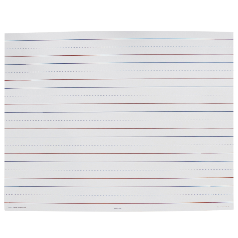 Magnetic Demonstration Handwriting Paper, 28" x 22"
