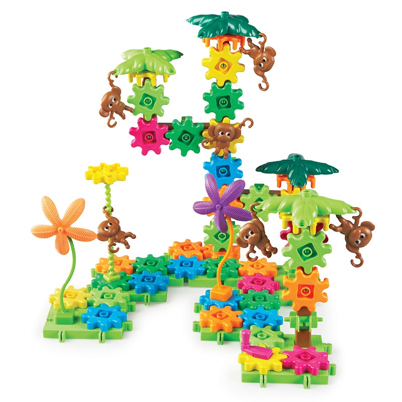 Gears! Gears! Gears! Movin' Monkeys Building Set, 103 Pieces