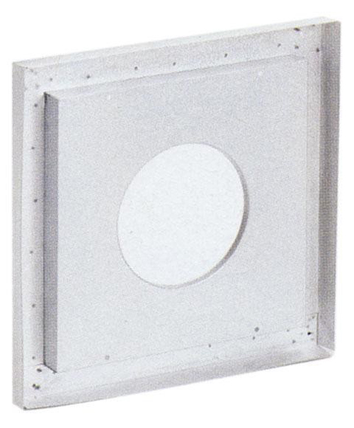 6" Secure Temp Firestop Plate, 12" x 14", Galvalume