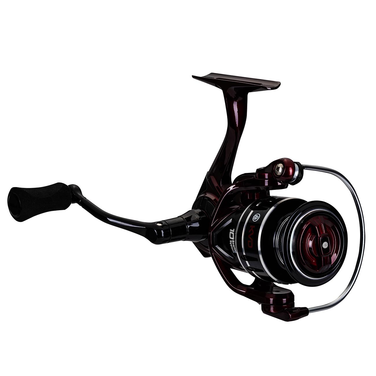 Lew's KVD 300 Spinning Reel Right/Left Hand Retrieve (Maroon)