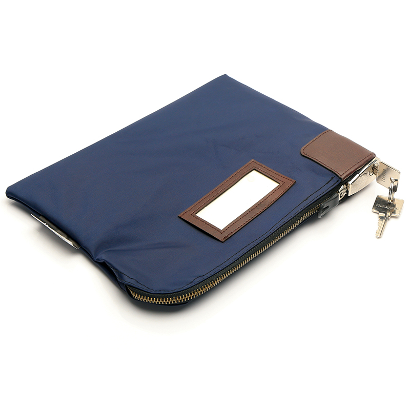 Key Lock Cash & Document Zipper Bag