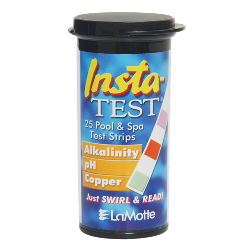 Water Testing, Test Strips, La Motte, Insta-Test, Copper/Ph/Alk, 25ct