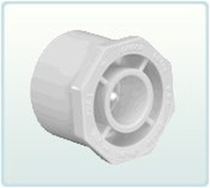 Fitting, PVC, Reducer Bushing, 2"Spg x 3/4"S