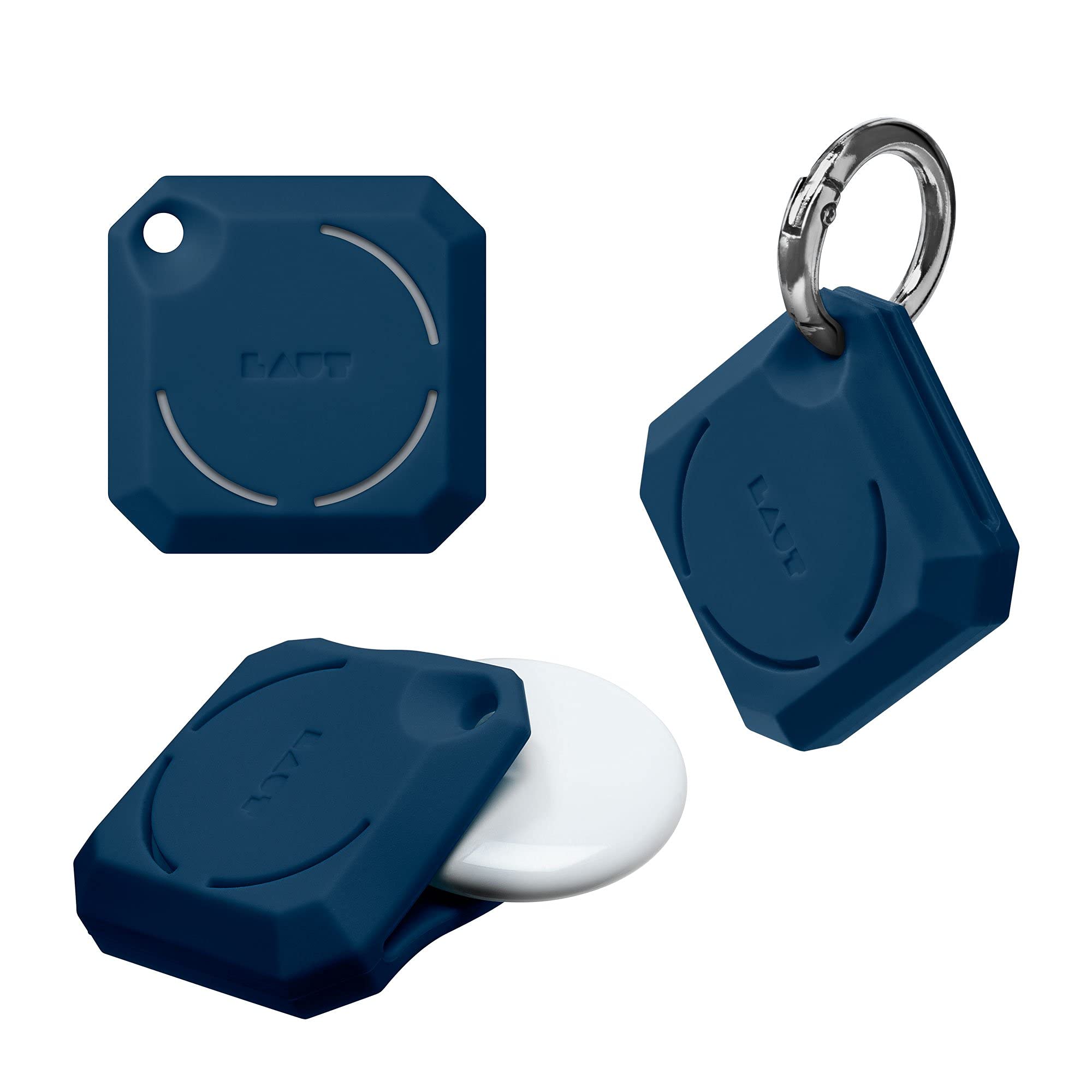 Huex Gems Air Tag Case Navy