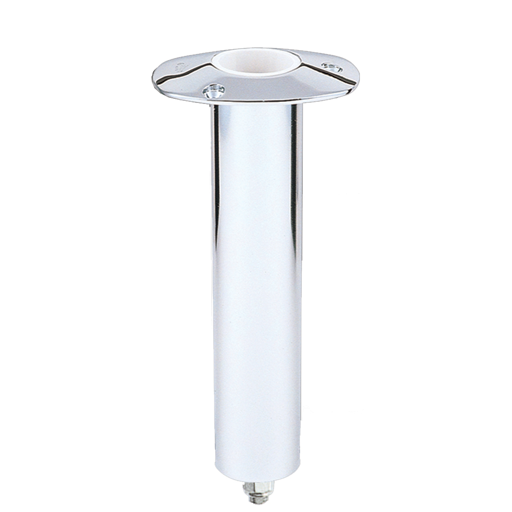 Lee's 0(o) Stainless Steel Swivel Base Flush Mount Rod Holder - Extra Long Tube 2.25" OD X 14.5" Tube