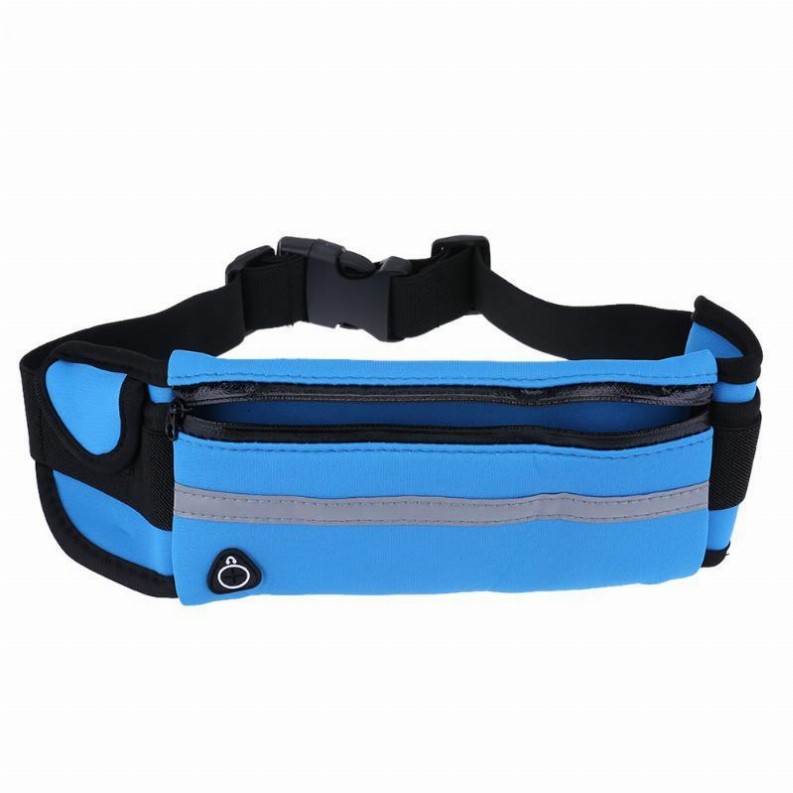 Velocity Water-Resistant Sports Running Belt and Fanny Pack for Outdoor Sports - Blue
