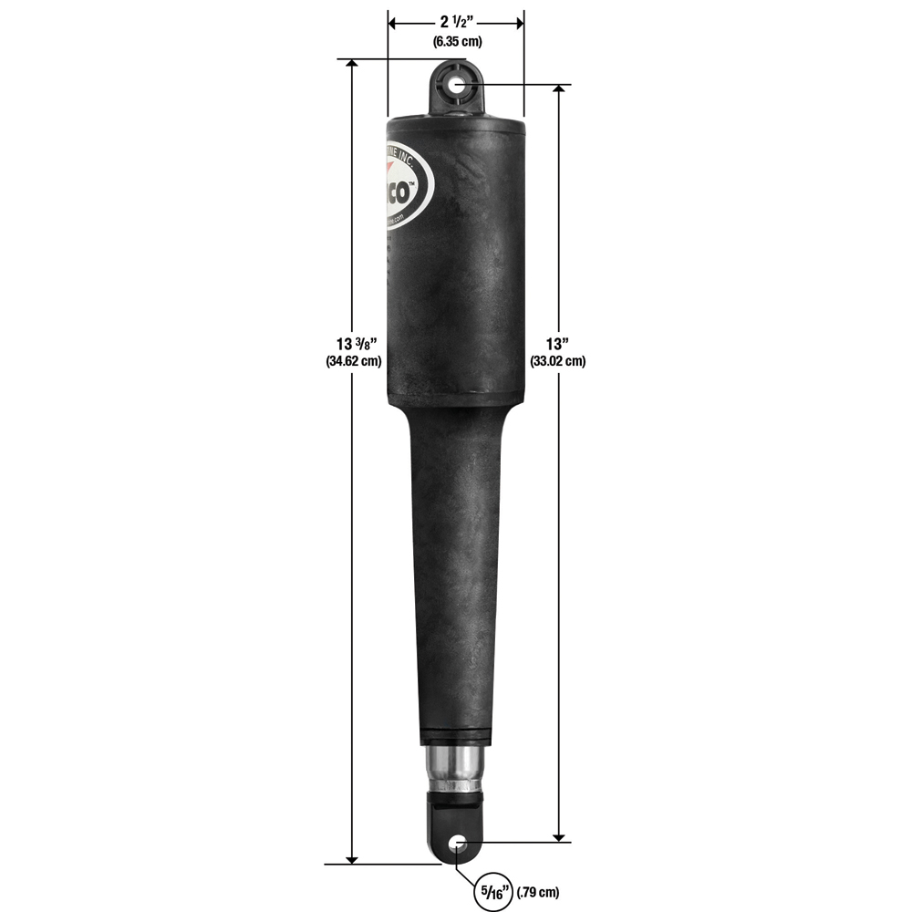 Lenco 102 Series Standard Actuator - 24V - 4-1/4" Stroke