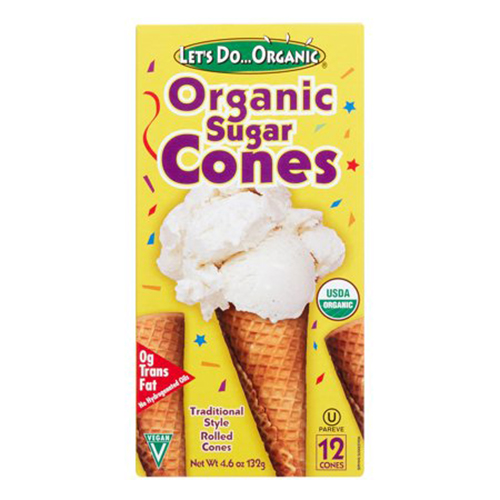 Let's Do...Orgainc Sugar Cones (12x4.6OZ )