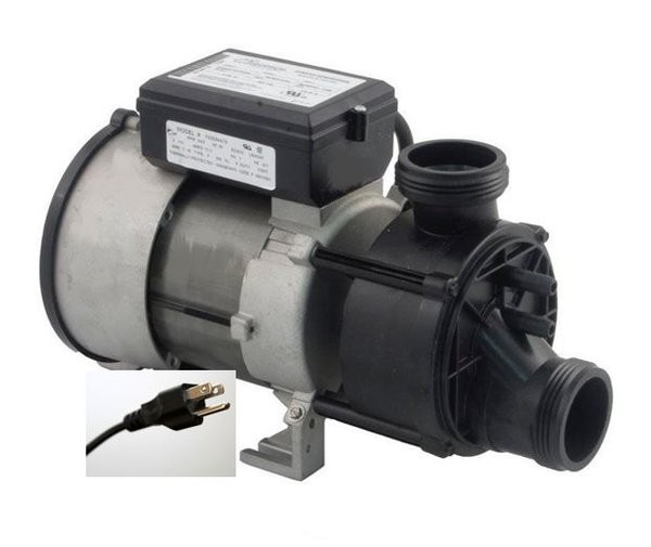 Bath Pump, Euro 50Hz, LX WBH-100, Front/Top, 1Spd, .75HP, 115V, 7.5A w/Air Switch, 3'NEMA Cord & 1-1/2"Unions