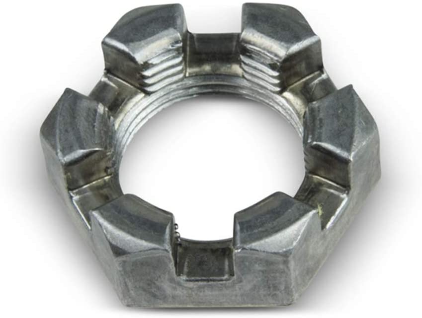 SPINDLE NUT, 6 SLOT