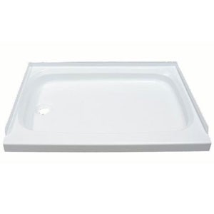 24IN X 36IN SHOWER PAN; LEFT DRAIN - PARCHMENT