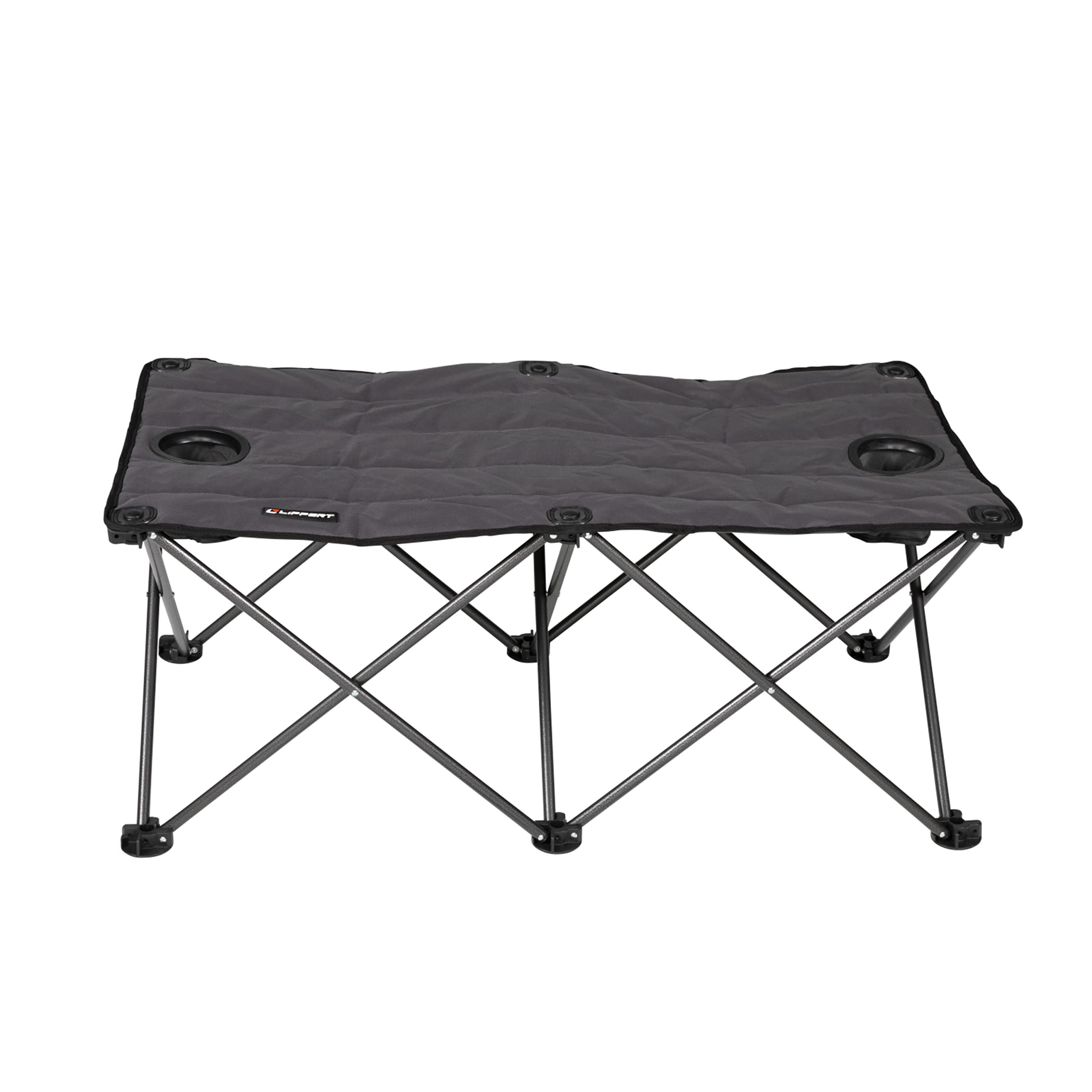 LIPPERT CAMPFIRE OTTOMAN DARK GREY